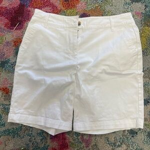 NWOT Kim Rogers - white shorts